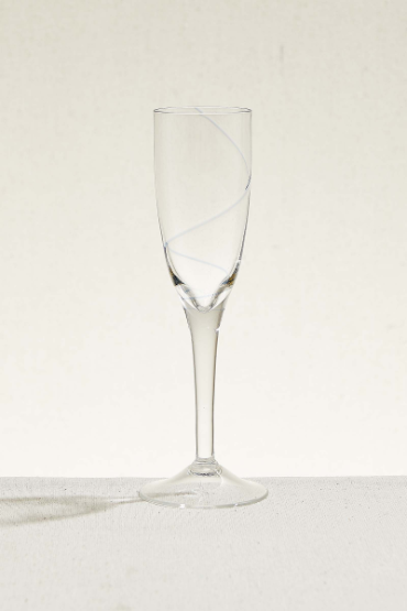 Mavi Sarmal Şampanya Bardağı